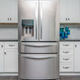 sleek middle class kitchen
